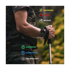 AVTREK Mens Outdoor Sport Tactical Survival Watches Hiking Digital Wrist Watc…