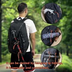 6-Pack Elastic Rope Fasteners – Backpack Accessories for Organizing Gear, Trekki