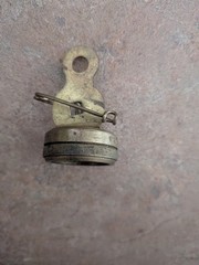 Vintage Brass Compass Pin On Style, Marble’s Gladstone Michigan USA