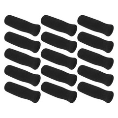 15Pcs Black Foam Grip Covers for Walking Canes Nonslip Soft Replacement Pads