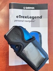 Garmin eTrex Legend GPS Handheld Personal Navigator With Owners Manual and Case