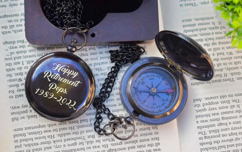 Personalized Engraved Compass, Keepsake Gift, Gift For Father, Gift For Grandfat