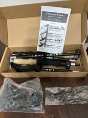 Trail Buddy Ultra-Strong Aluminum & Cork Trekking Poles Blue & Black New In Pack