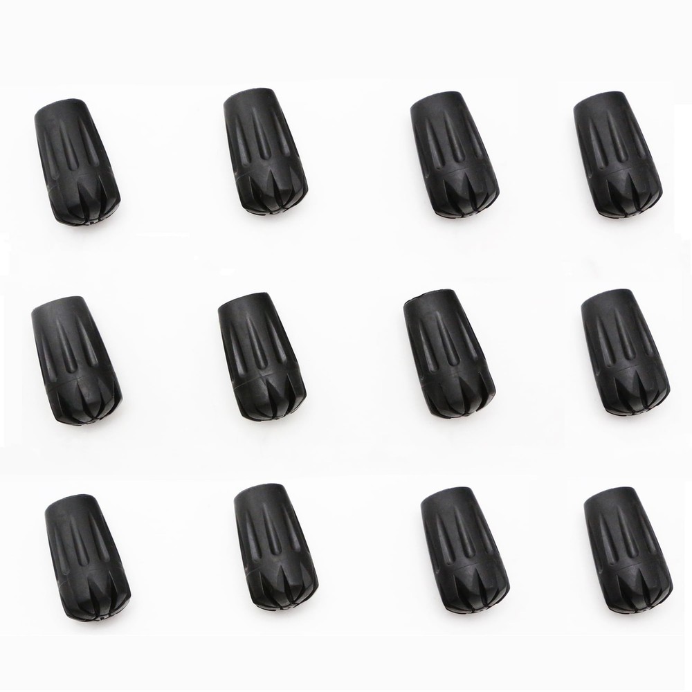 11mm Trekking Pole Tips Replacement Rubber Protector Fits Standard Pole