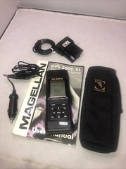 VINTAGE MAGELLAN GPS 3000 XL Works, Great Condition Manual Case Bundle Bundle