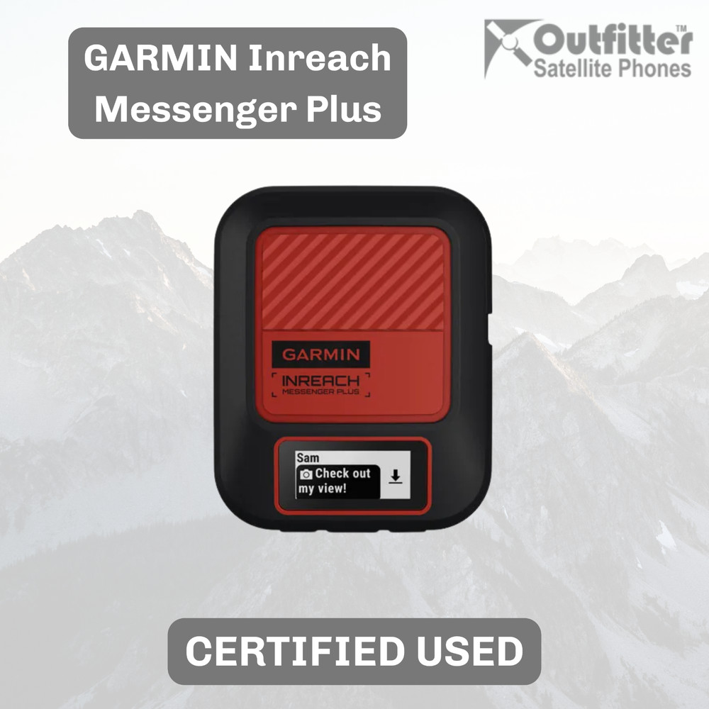 Garmin inReach Messenger Plus (Satellite Tracker) – CERTIFIED USED GRADES