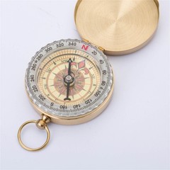Portable Brass Compass G50 Pocket Watch For Hiking Camping Military Survival