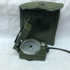 Military Style Compass w/ Belt Pouch