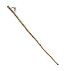 Natural Wood Walking Stick – ‎WS62 Compass and Thermometer
