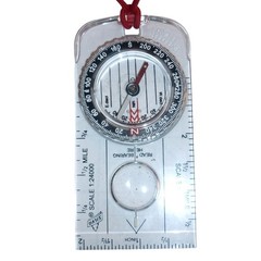 Silva Explorer Baseplate Compass with Magnifier and Lanyard for Hiking Camping