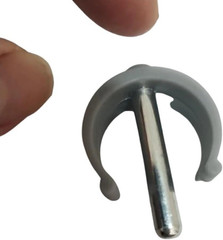 6 Pack Toilet Safety Rails Locking Clips Replacement Toilet Seat Risers Tube Pin