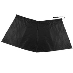 Outdoor Rainproof Rain Skirt Portable Foldable Hiking Skirt Silicone Coat NNMK