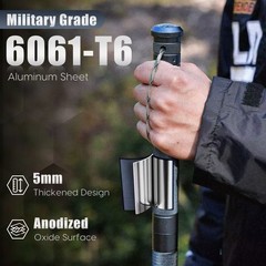 Detachable Survival Hiking Stick Tactical Walking Staff for Camping Hiking