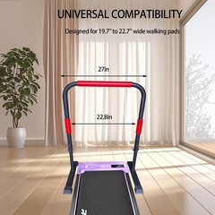 Adjustable Handlebar for Walking Pad – Max Height 43″, Heavy-Duty Steel Frame, N