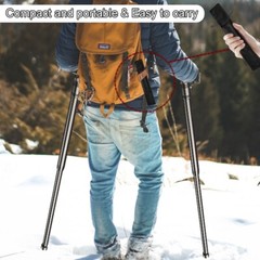 Outdoor Hiking Staff Hiking Sticks for Trekking and Mountaineering 32 -37 inch