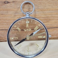 Vintage Sportcraft Clear Glass Handheld Hiking Camping Mapping Compass Japan