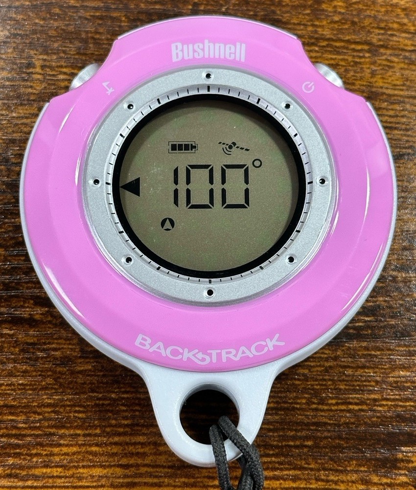 Bushnell BackTrack GPS Personal Location Device Compass Model 360052 Pink