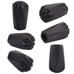 Diooid Hiking Pole Tips Extra Thick and Wear Resisting Average code, Black