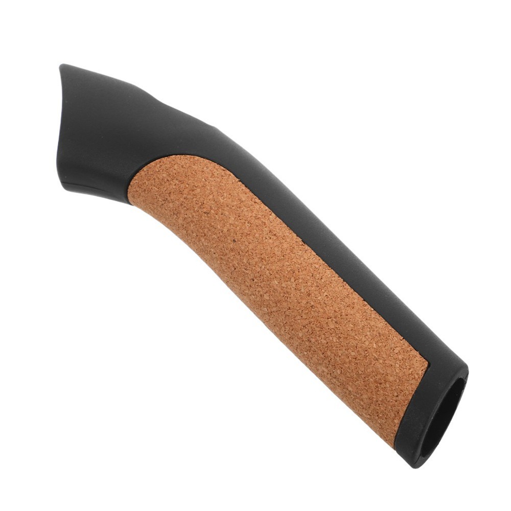 Set of 2 Reusable Cork Handle Cane Walking Pole Grips for Outdoor Trekking Use