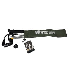 Weanas Silver Blue 1Pc Ultralight Adjustable Folding Collapsible Trekking Pole
