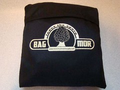Morel Mushroom Mesh Gathering Bag with Self Storing Pouch