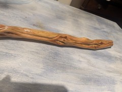 50″ – Hand Carved Diamond Willow – Finished with apoxy – Hiking / Walking Stick