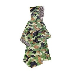 Camo Waterproof Raincoat for Motorcycle Camping Multifunctional Outdoor Gear