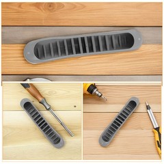 3 Pairs Ergonomic Underarm Crutch Pads Durable Grey Tpr Cushion for Walking