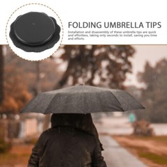 4pcs Umbrella Cap Tips Folding Replacement Tip Protectors Umbrella Supplies