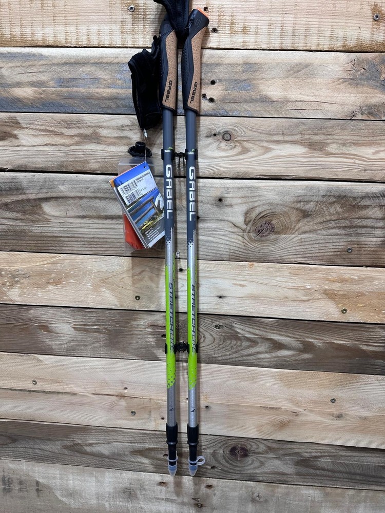 Gabel Stretch Lite Nordic Walking Poles (8136) – Green/Grey, BP(D138T)