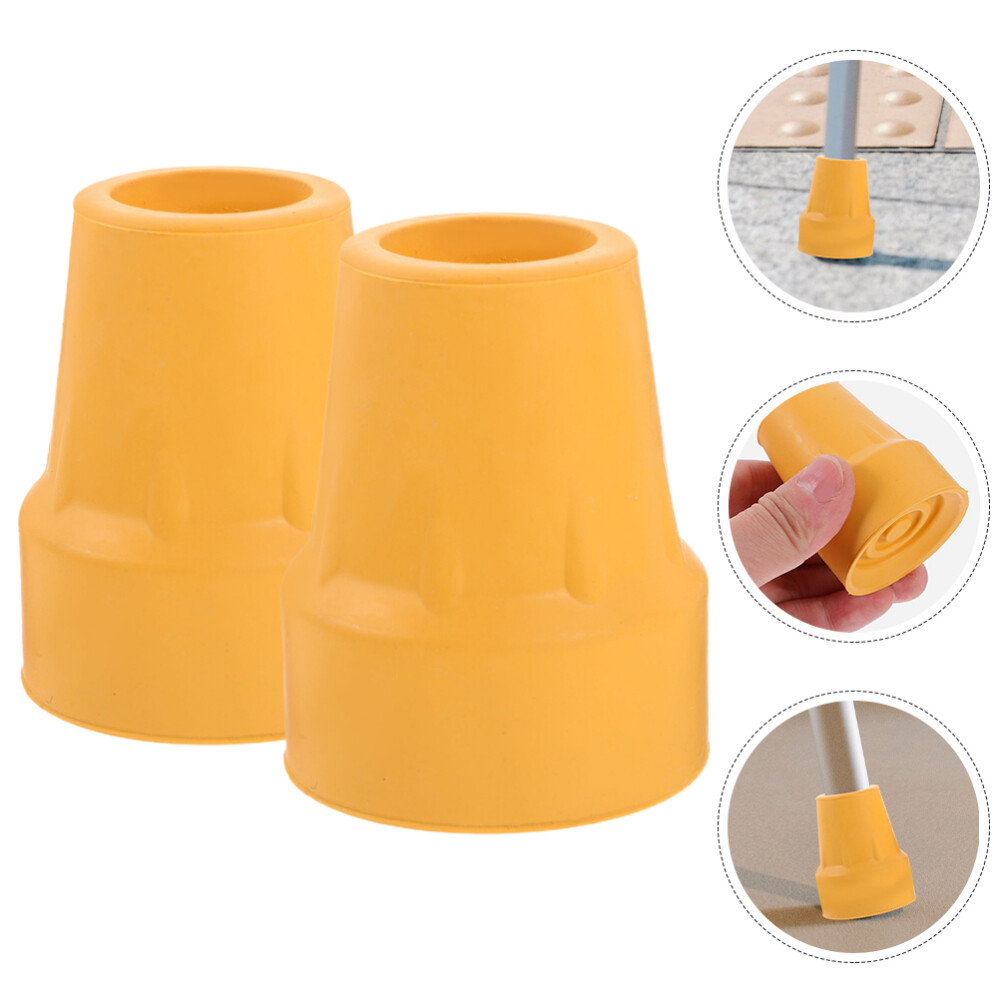 6Pcs Trekking Poles Tips Nonskid Cane Tip Protectors Nonstick Crutch Tips