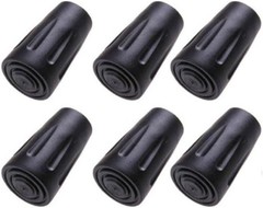 6pcs Walking Stick Tips, Replacement Rubber Tips for Walking Sticks, Trekking…
