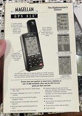 MAGELLAN GPS 315 Portable GPS Navigator Boating Fishing Hunting NOT WORKING