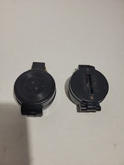 Lot of 2 Engineer Lensatic Directional Compasses With Magnifier. Good Cond.