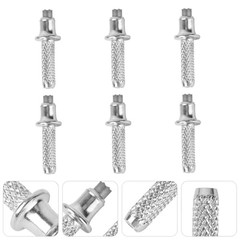 6 Pack Trekking Pole Tips Replacement Heavy Duty Universal Tungsten Steel End