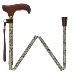 Walking Sticks for Men and Women – Stylish Designer Golden/Petals (Multicolor)