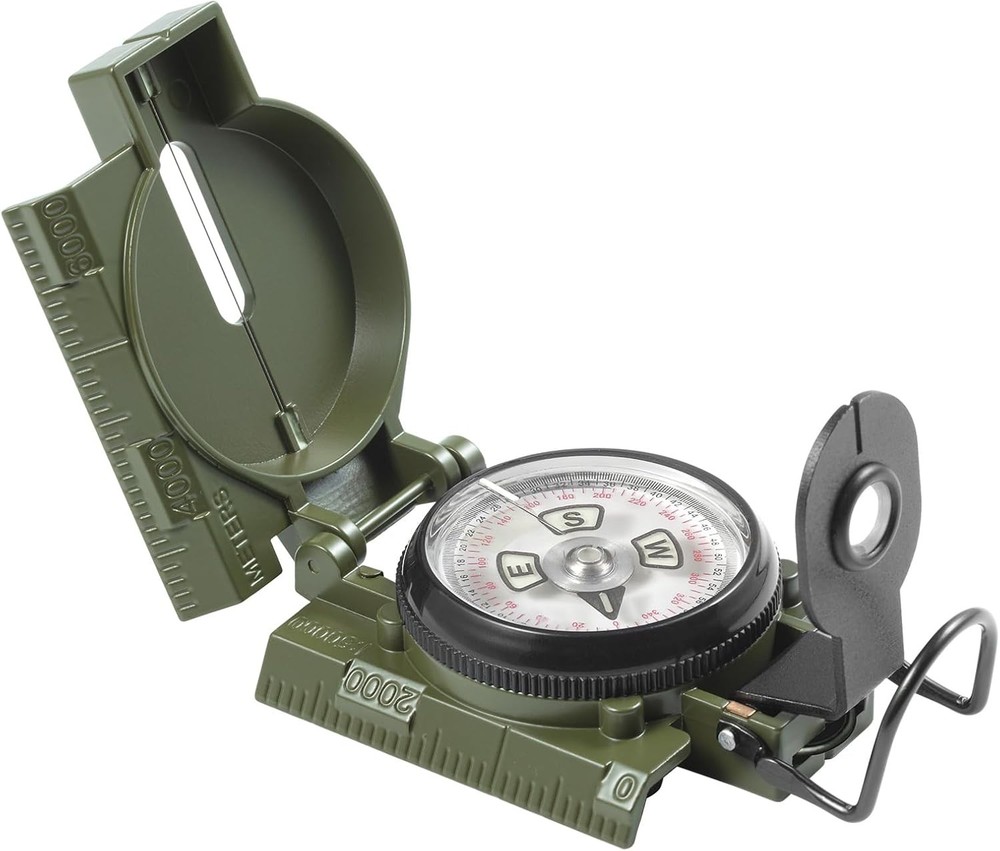 Multifunctional Military Sighting Navigation Compass Impact Resistant &