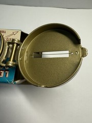 Vintage Luminescent Lensatic Compass Model 14-829 WITH ORGINAL BOX Clean!