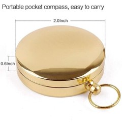 Sensitive Brass Flip Compass – Waterproof & Multi Functional ,Metal Compass