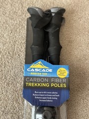 Cascade Mountain Tech Carbon Fiber Trekking 2 Poles – BRAND NEW
