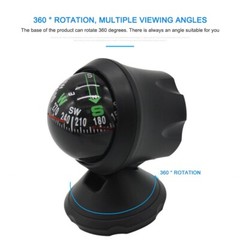 Automobile Dashboard Mount Auto Automotive Vehicle Car Boat Ball Compass Liquid