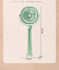 Adjustable Speed Fan Battery Powered Fan Detachable Design Extended Battery Life