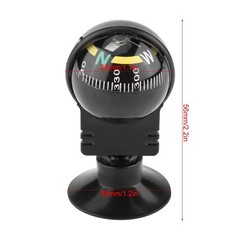 Car Compass Automotive Compass Ball Adjustable Dashboard Mounted for Hiking*