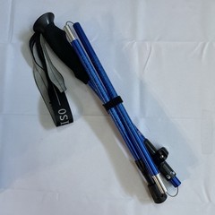 Trekking Aluminum Hiking Adjustable Poles Collapsible Lightweight, 2 Pack