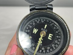 Lensatic Engineer Compass Vintage Early 1960s Navigation Tool