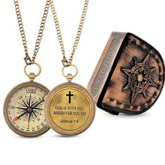 Brass Compass 2026 Graduation Gift For Him Communion Confirmation Boy Religion