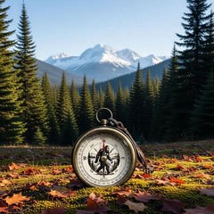 Outdoor Activity Essential Small Compasses Precise Positioning Pocket Sized