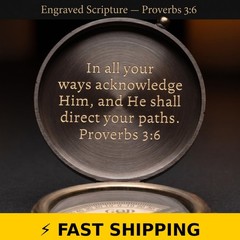 SFdizayn Brass Pocket Compass – Baptism & Confirmation Gift