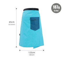 Nylon UltraLight Rain Skirt Waterproof and Lightweight for Outdoor Enthusiasts
