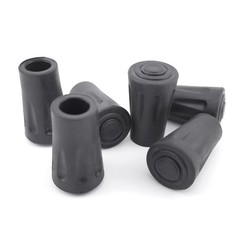 6 Pcs Walking Stick Caps Trekking Pole Tips Rubber Hiking Walking Stick Tips